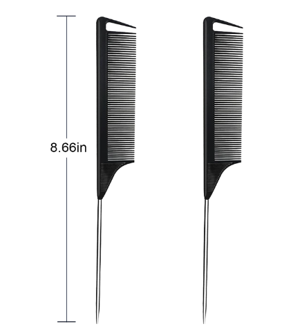 Rat Tail Comb- Metal