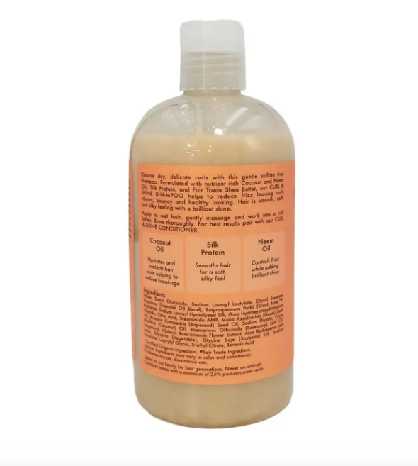 Shea Moisture Coconut Hibiscus Curl and Shine Shampoo,